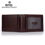 Men's Leather Wallet Slim Dollar Purse
