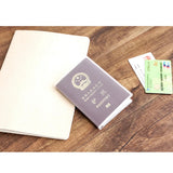 Pu Leather Travel Passport Holder - Transparent Waterproof Passport Pocket