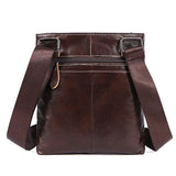 Vintage Leather Waist Bag Chest Bag Shoulder Chain Money Purse