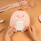 DIY Bag PU Dinosaur Bottom Base Drawstring Handbag Parts