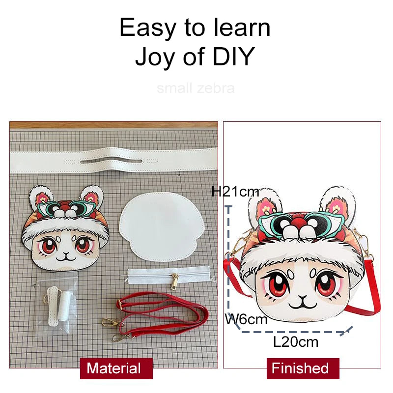 DIY Women's Leather Shoulder Bag Making Set