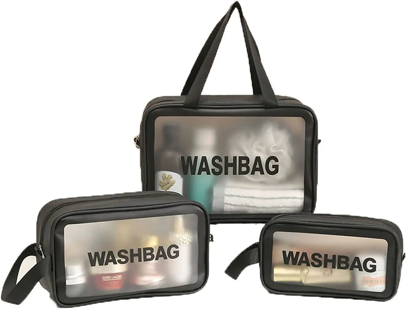Translucent PVC Wash Bag Waterproof Cosmetic Bags for Women
