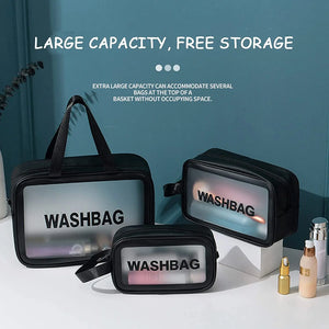 Translucent PVC Wash Bag Waterproof Cosmetic Bags for Women
