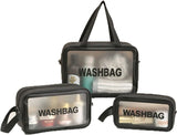 Translucent PVC Wash Bag Waterproof Cosmetic Bags for Women