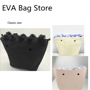 Canvas Flowery Inner Bag for OBag Accessory