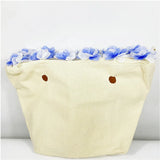 Canvas Flowery Inner Bag for OBag Accessory