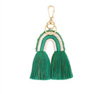 Cotton Tassel Keychains DIY Phone Pendant Tassel Women Bags Car Charms