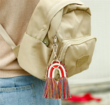 Cotton Tassel Keychains DIY Phone Pendant Tassel Women Bags Car Charms