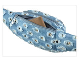 Lace Denim Waist Pack Female Fanny Pack Lady's Belt Women Travel Messenger Chest