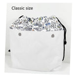 Canvas Inner Bag for O Bag Mini / Classic Bag Women Bag Floral Print