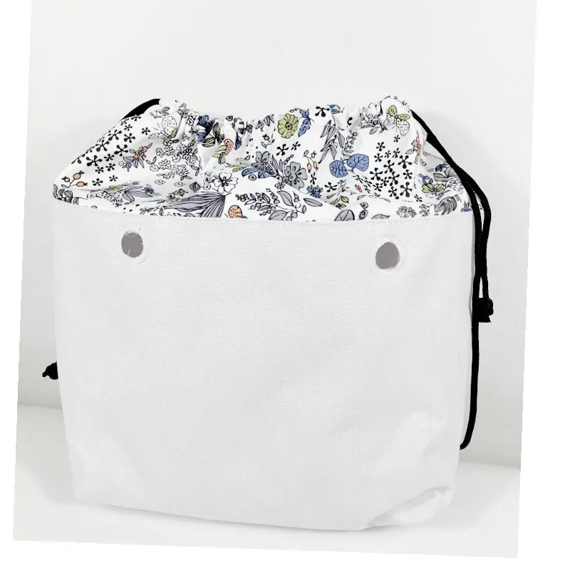 Canvas Inner Bag for O Bag Mini / Classic Bag Women Bag Floral Print