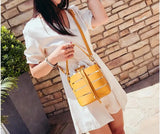 Drawstring Ground Bucket Shoulder Bag Multi-Function Handbag