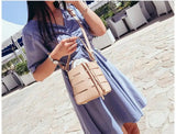 Drawstring Ground Bucket Shoulder Bag Multi-Function Handbag