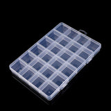 Adjustable Plastic Jewelry Box - Beads Earrings Organizer