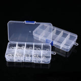 Adjustable Plastic Jewelry Box - Beads Earrings Organizer