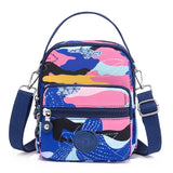 Casual Women's Crossbody Bag Small Nylon Handbag with Zipper