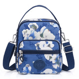 Casual Women's Crossbody Bag Small Nylon Handbag with Zipper