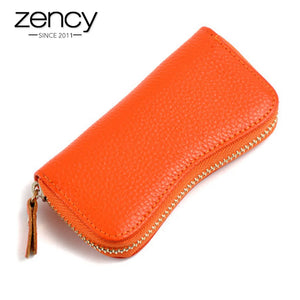 Leather Key Wallet Coins Holder Unisex