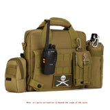 10-Inch IPAD Handbag 1000D Nylon Shoulder Bag Men's Tactical Crossbody Bag