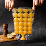 Disposable Self-Sealing Ice Cube Mold Bags - Pack of 10
