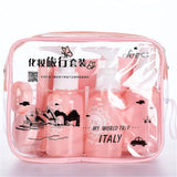 10 Pc/Set Mini Makeup Cosmetic Cream Bottles Empty Travel Containers