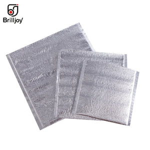 10 Pcs Aluminum Foil Insulated Food Storage Ice Bag Thermal Cooler