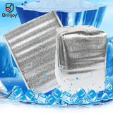 10 Pcs Aluminum Foil Insulated Food Storage Ice Bag Thermal Cooler