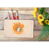 10 Pcs DIY Canvas Pen Case Blank Makeup Bag - Travel Bag