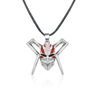 10 Pcs Anime BLEACH Metal Keychains Kurosaki Ichigo Backpack Pendant Mask Gift