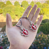 10 Pcs Anime BLEACH Metal Keychains Kurosaki Ichigo Backpack Pendant Mask Gift