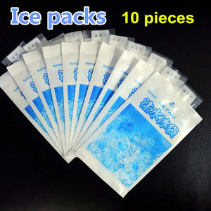 10 pcs/lot 400ML Ice Bag Dry cold ice pack Cooler Bag