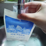 10 pcs/lot 400ML Ice Bag Dry cold ice pack Cooler Bag