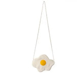 10 pcs Tote Canvas Shoulder Bag Fried Eggs Handbag