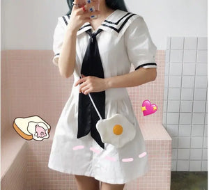 10 pcs Tote Canvas Shoulder Bag Fried Eggs Handbag