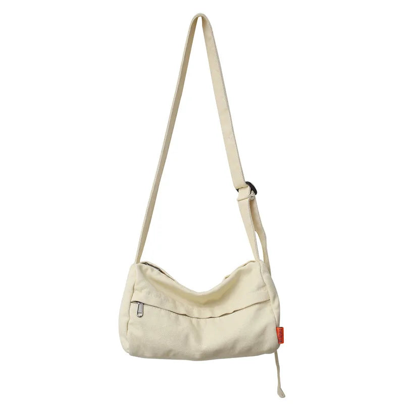 Canvas Messenger Bags Crossbody Unisex Shoulder Bags College Packages