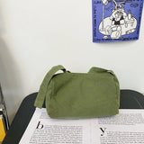 Canvas Messenger Bags Crossbody Unisex Shoulder Bags College Packages