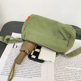 Canvas Messenger Bags Crossbody Unisex Shoulder Bags College Packages