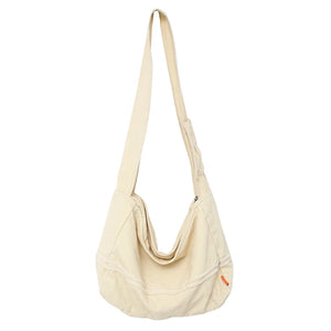 100% Cotton Canvas Shoulder Bags for Women Solid Leisure Or Travel Bags