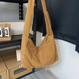 100% Cotton Canvas Shoulder Bags for Women Solid Leisure Or Travel Bags