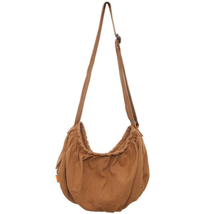 Women's Canvas Hobo Shoulder Bag Big Size School Book Laptop Mess