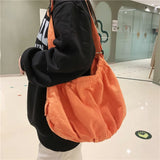 Women's Canvas Hobo Shoulder Bag Big Size School Book Laptop Mess