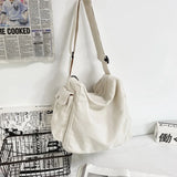 Cotton Teen Casual Canvas Shoulder Bag Female Crossbod