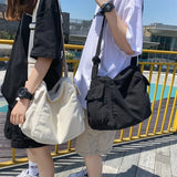 Cotton Teen Casual Canvas Shoulder Bag Female Crossbod