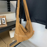 100% Cotton Teenager Casual Roomy School Book Hobo Handbag Female Eco-friendly