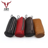 Leather Car Key Case Female Business Key Wallet Housekeeper