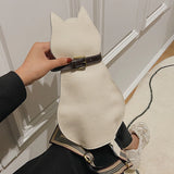 Cartoon Cat Shape Chest Bag Women Handbags Ladies Shoulder Bag