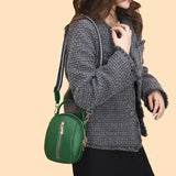 Leather Crossbody Bag for Women Small Shoulder Messenger Purse