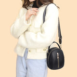 Leather Crossbody Bag for Women Small Shoulder Messenger Purse