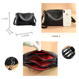 Leather Women's Shoulder Tote Bags Soft Crossbody Bags