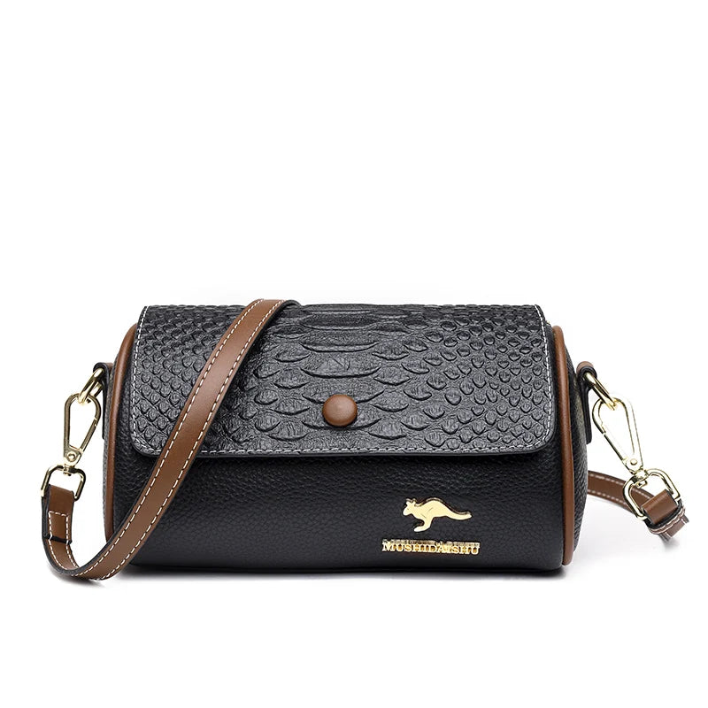 100% Leather High Women Handbags Shoulder Bags Female Messenger Bag Women's
